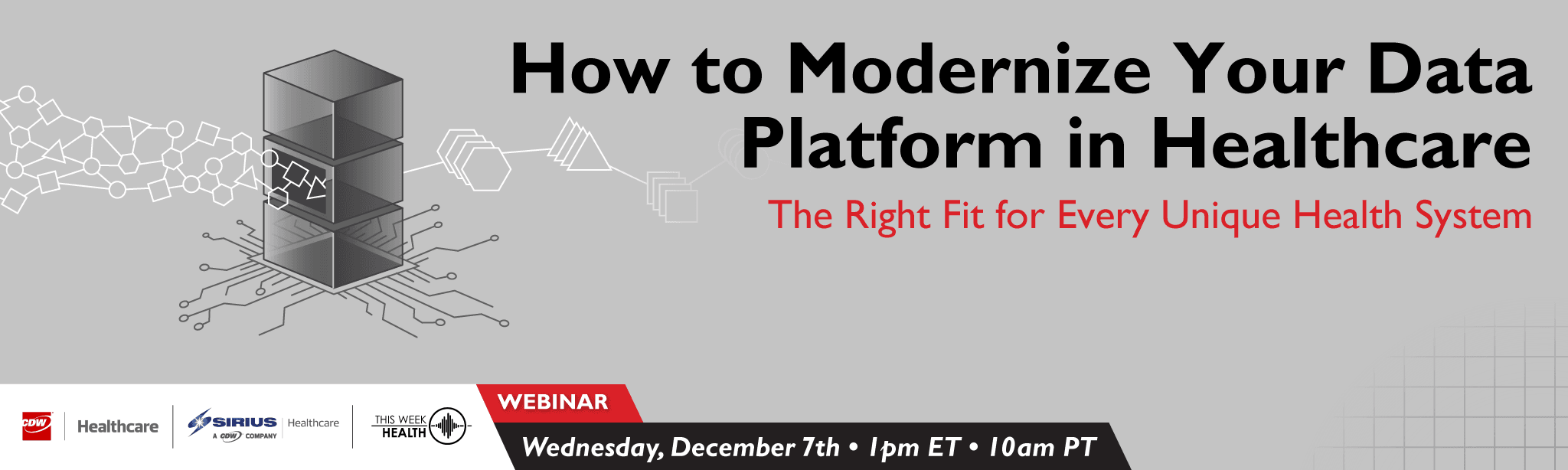 Why Healthcare Organizations Should Adopt Modern Data Platforms