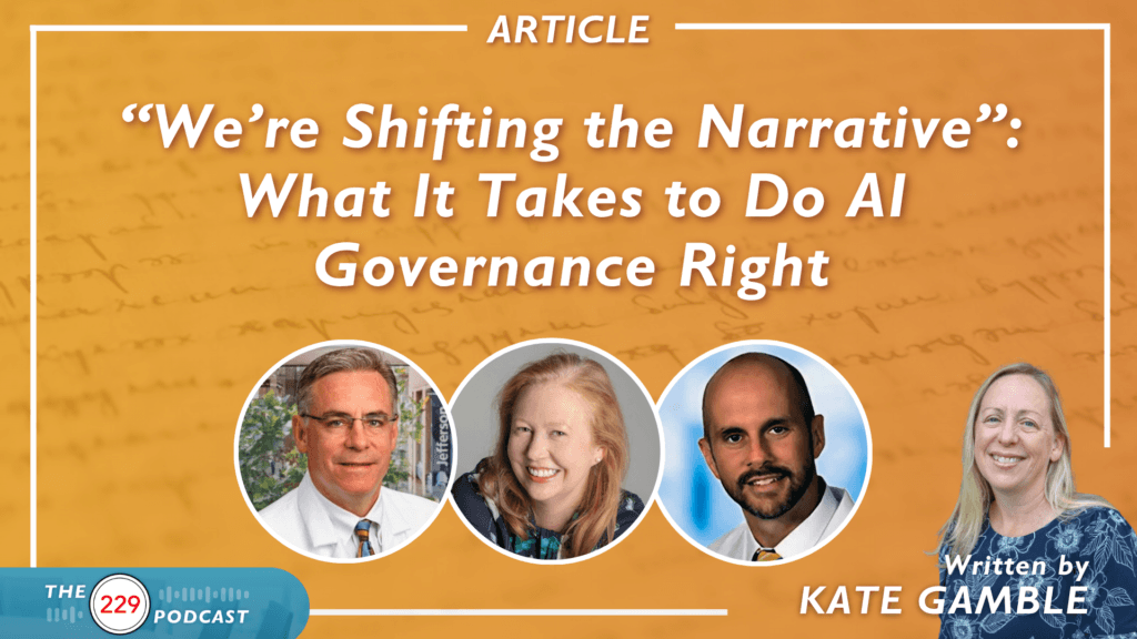 Less “Magic,” More Augmentation: Three Experts Share Advice On Building AI Governance That Works