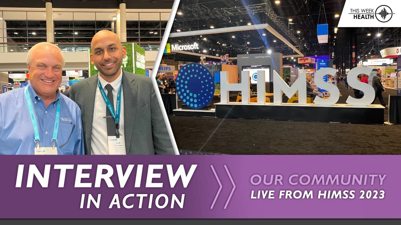 Interview in Action @ HIMSS '23 - Tahir Haque, MD, Senior Medical Director, Biofourmis