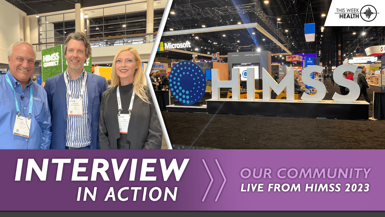 Interview in Action @ HIMSS '23 - Roeland Pelgrims, Nobi BV & Sarah Thomas, MezTal, AgeTech Capital