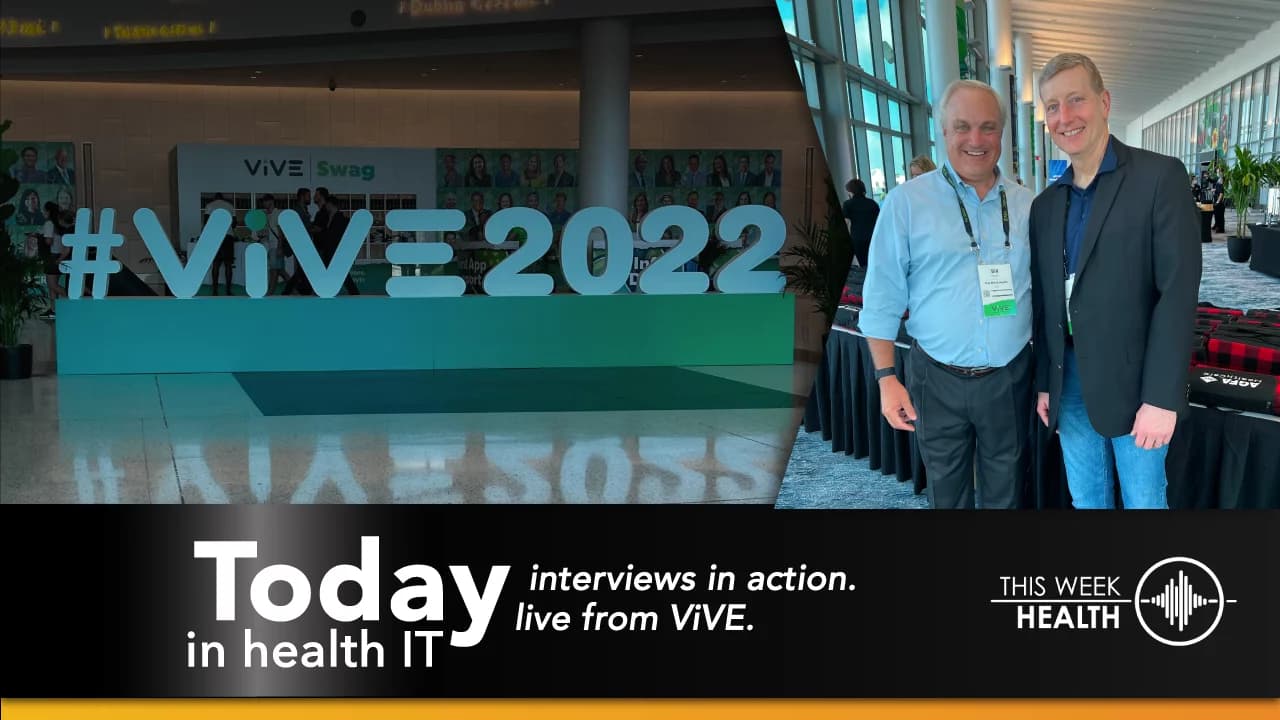 Interview in Action from VIVE with John Kravitz of Geisinger
