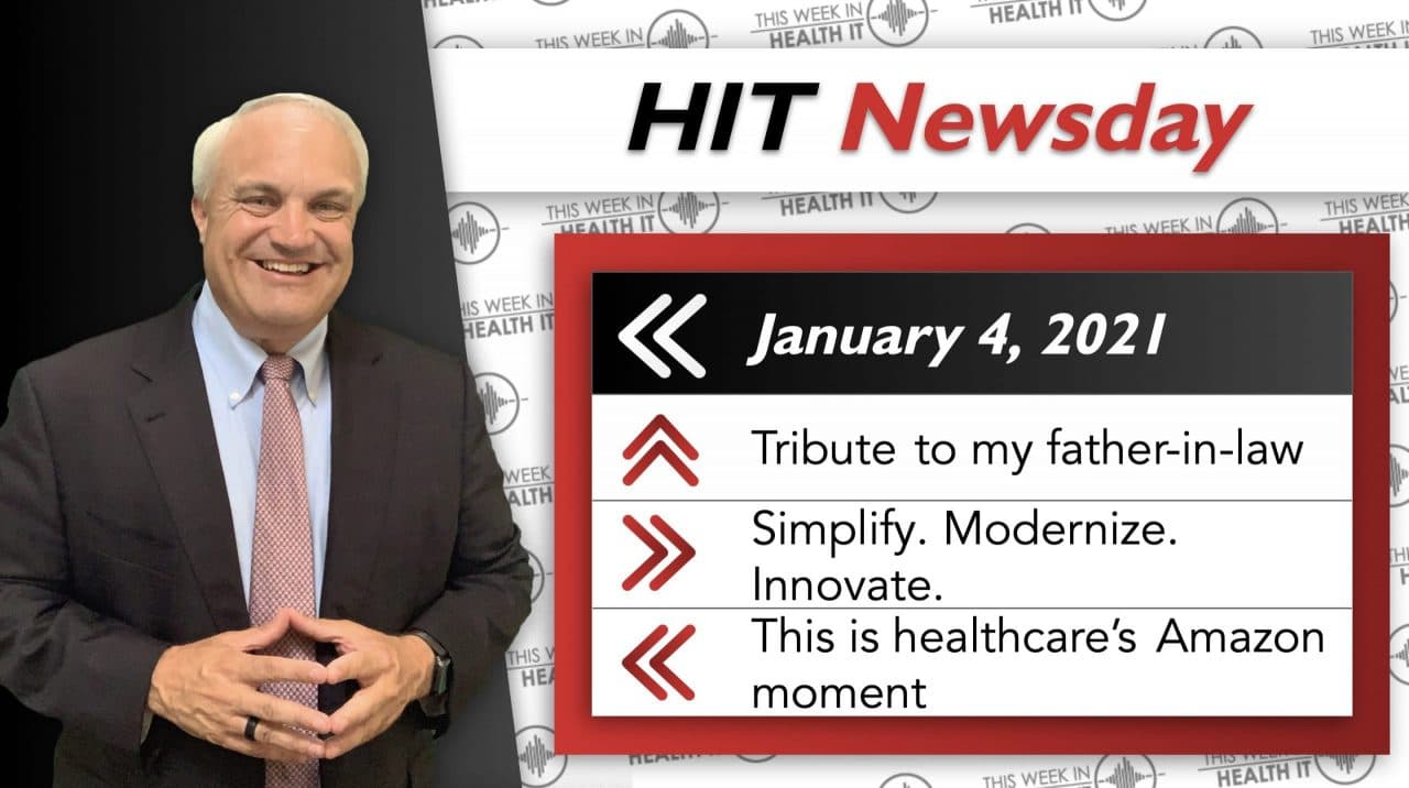 Newsday - 2021 IT Predictions, Trends, Advice and a Tribute to my Father-in-law